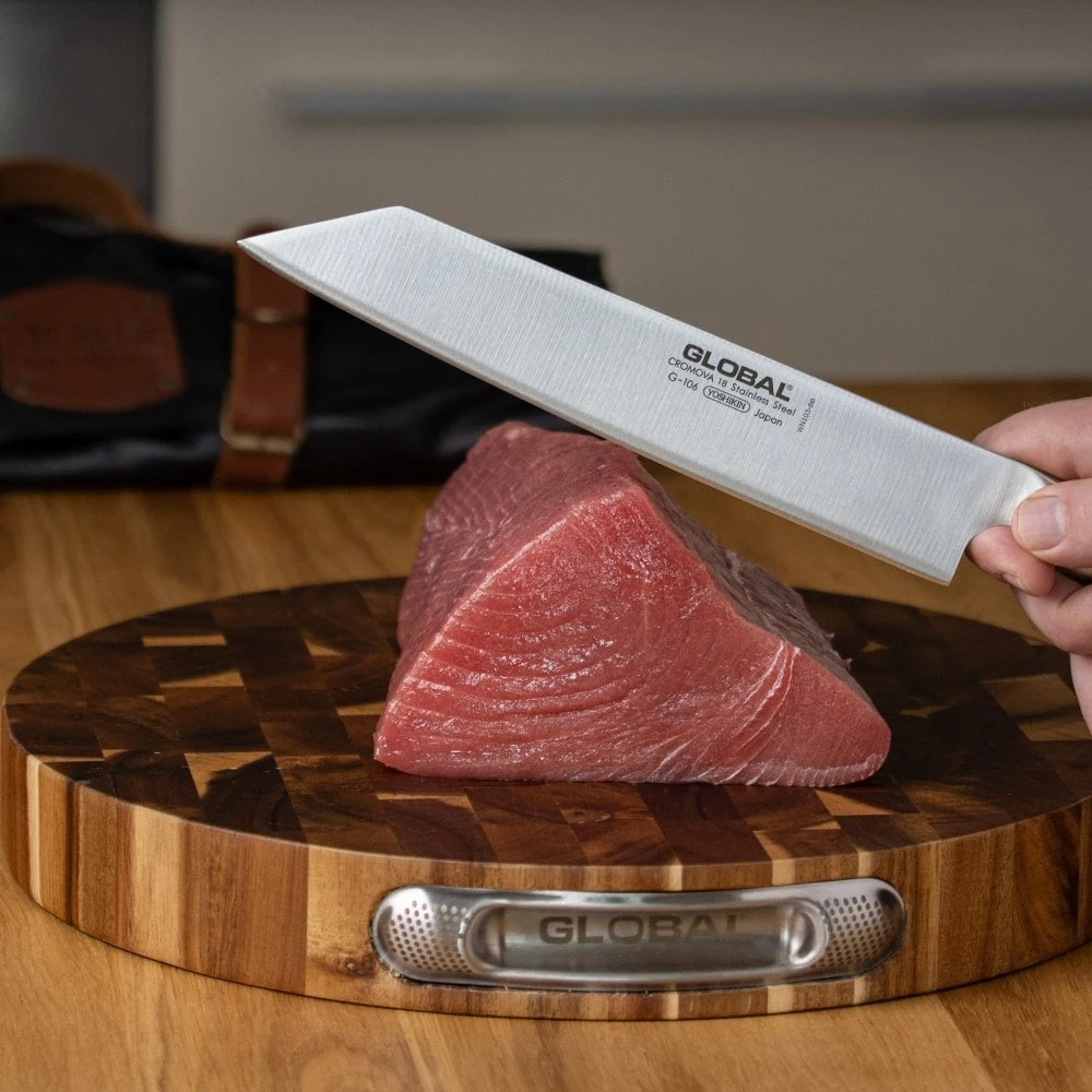 Global Accessories GCB-4535EG Global End Grain Board, 35cm Dia, 4.5cm Thick 5 Global Accessories GCB-4535EG Global End Grain Board, 35cm Dia, 4.5cm Thick - Image 5