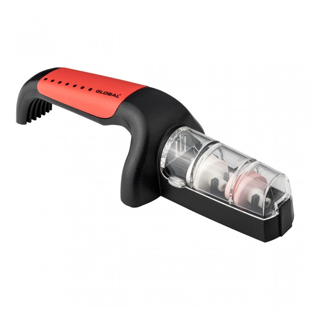 Global Accessories GS-440/BR Global Black & White Ceramic Water Sharpener 1 Global Accessories GS-440/BR Global Black & White Ceramic Water Sharpener