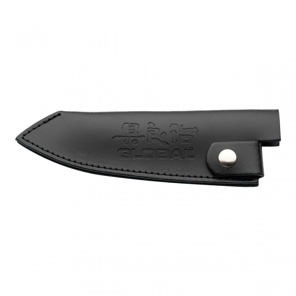 Global Accessories GSH-02/BK Global Medium Black Leather Knife Sheath 1 Global Accessories GSH-02/BK Global Medium Black Leather Knife Sheath