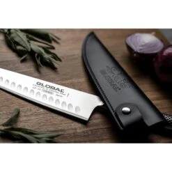 Global Forged GF-99 Global GF Cook's Knife Fluted 20.5cm Blade -Kyocera Knives Shop global forged gf 99 global gf cooks knife fluted 20 5cm blade p1255 12185 image