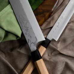 Hideo Kitaoka Hideo Kitaoka Shirogami 21cm Usaba Knife -Kyocera Knives Shop hideo kitaoka shirogami 21cm usaba knife p1390 8624 image