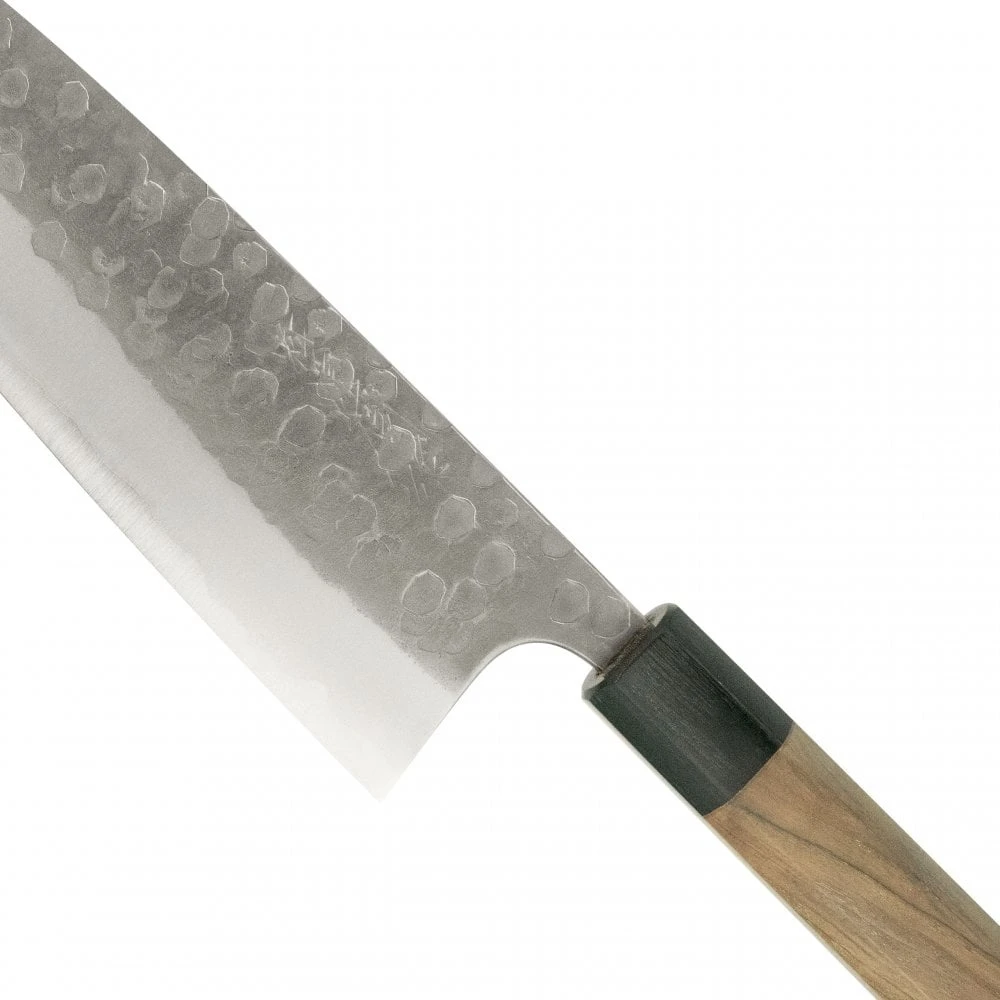 Matsubara Hamono TNK-T210GY-WN Tanaka Tsuchime Super Aogami 21cm Aogami Chef's/Gyuto Knife 2 Matsubara Hamono TNK-T210GY-WN Tanaka Tsuchime Super Aogami 21cm Aogami Chef's/Gyuto Knife - Image 2