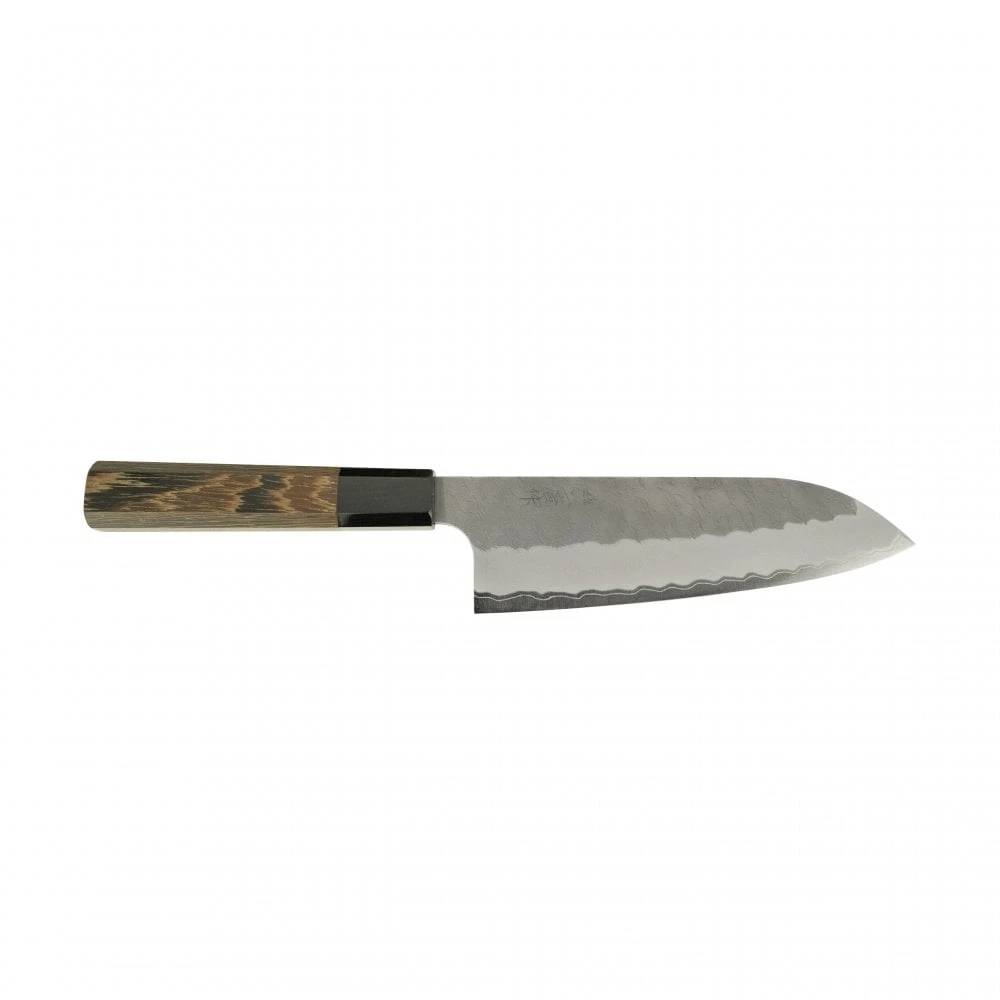 Nigara Hamono Aogami Super Steel Tsuchime Santoku 180 Mm Wenge Black Buffalo Handle 1 Nigara Hamono Aogami Super Steel Tsuchime Santoku 180 Mm Wenge Black Buffalo Handle