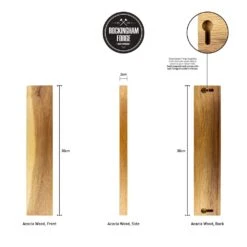 Rockingham Forge 30cm Acacia Magnetic Knife Rack With Wall Fixings 8 Rockingham Forge 30cm Acacia Magnetic Knife Rack With Wall Fixings -Kyocera Knives Shop rockingham forge 30cm acacia magnetic knife rack with wall fixings p992 4446 image