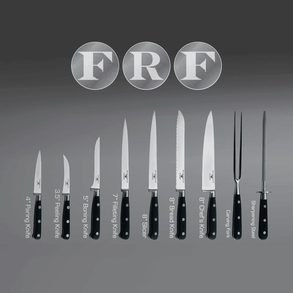 Rockingham Forge CS-9009/10 10 Piece Chef's Case Set 2 Rockingham Forge CS-9009/10 10 Piece Chef's Case Set - Image 2