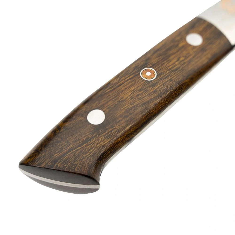 Takeshi Saji Takeshi Saji Rainbow Damascus 21cm Gyuto With Ironwood Handle 3 Takeshi Saji Takeshi Saji Rainbow Damascus 21cm Gyuto With Ironwood Handle - Image 3