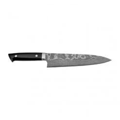 Takeshi Saji Takeshi Saji VG-10 Damascus 21cm Gyuto With Black Micarta Handle