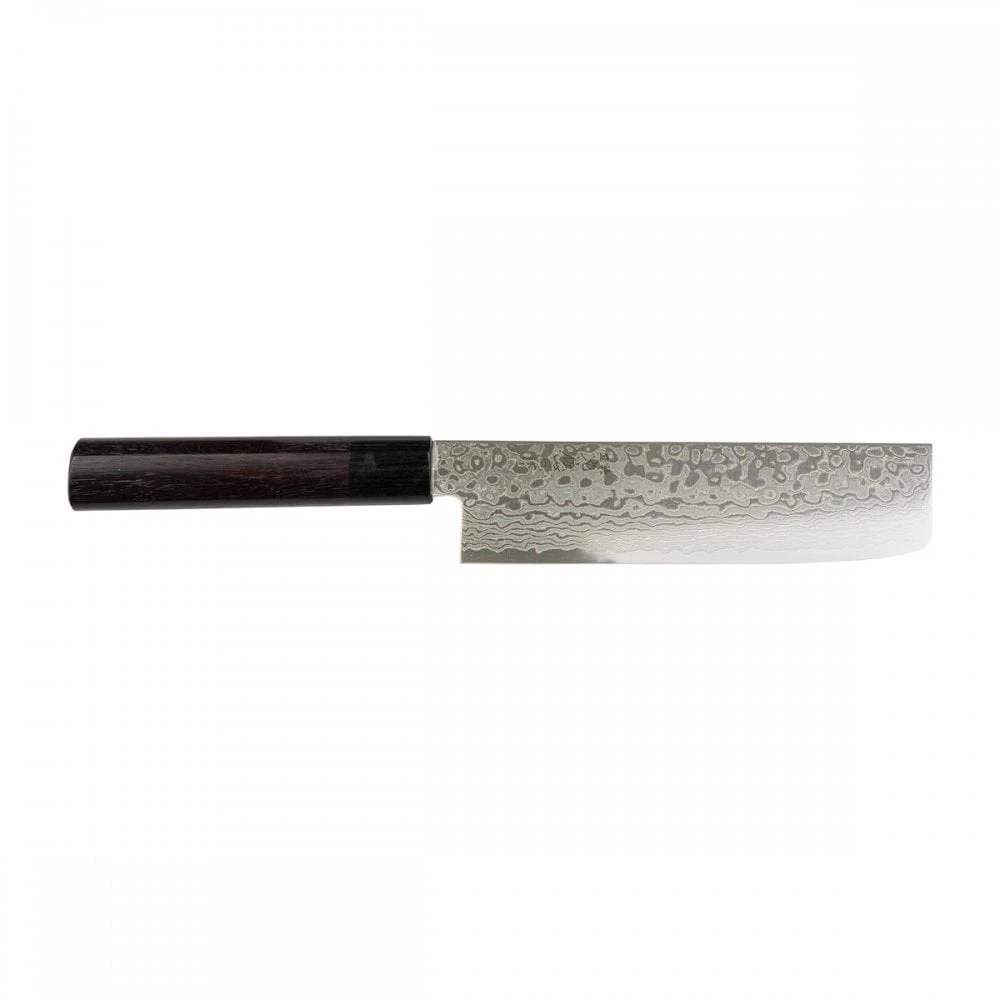Yoshida Hamono Kyusakichi Kyusakichi 69 Layered Damascus ZA-18 Steel Blade 16.5cm Nakiri Knife 1 Yoshida Hamono Kyusakichi Kyusakichi 69 Layered Damascus ZA-18 Steel Blade 16.5cm Nakiri Knife