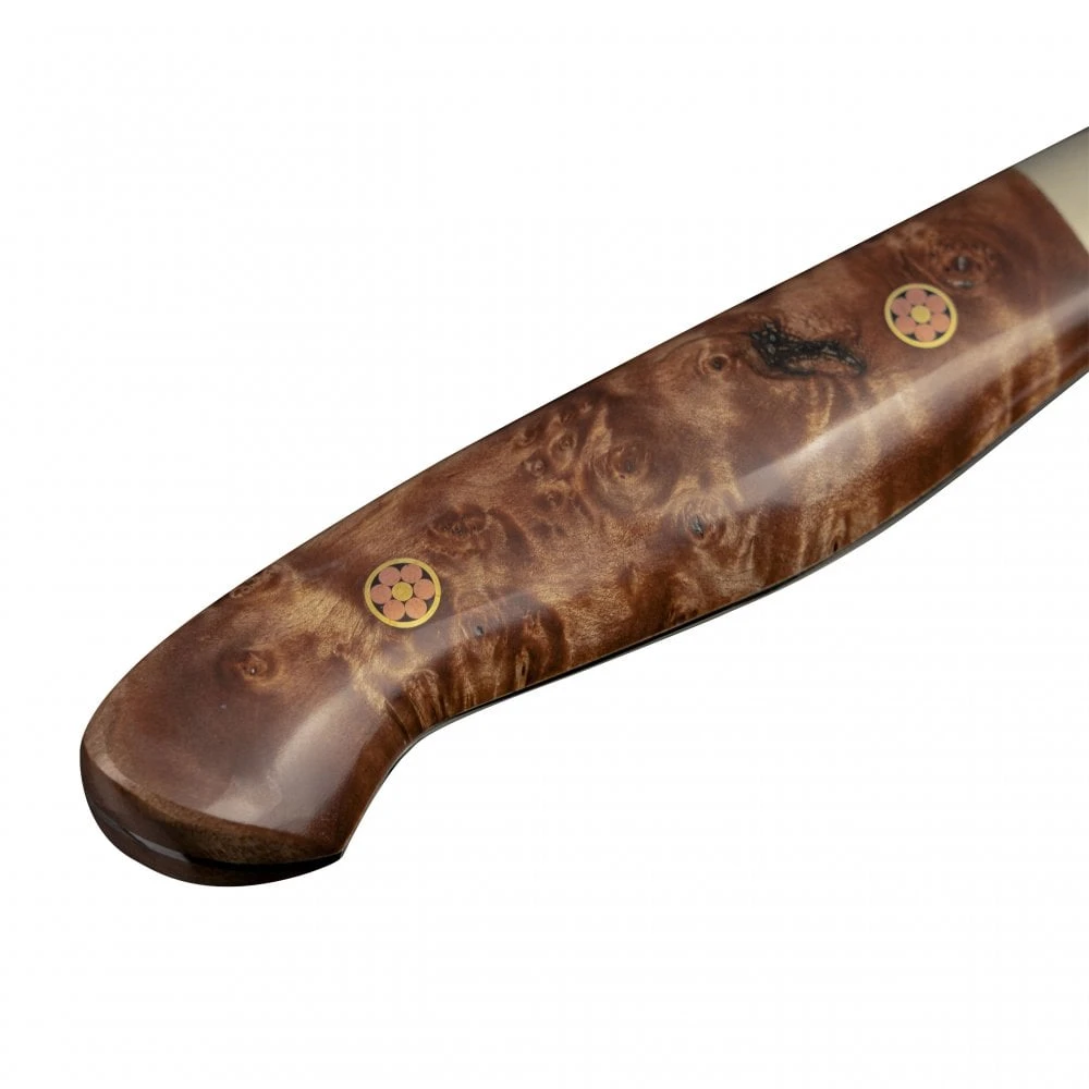 Yoshimi Kato Yoshimi Kato AS Kurouchi Damascus Bunka With Maple Wood Handle 2 Yoshimi Kato Yoshimi Kato AS Kurouchi Damascus Bunka With Maple Wood Handle - Image 2